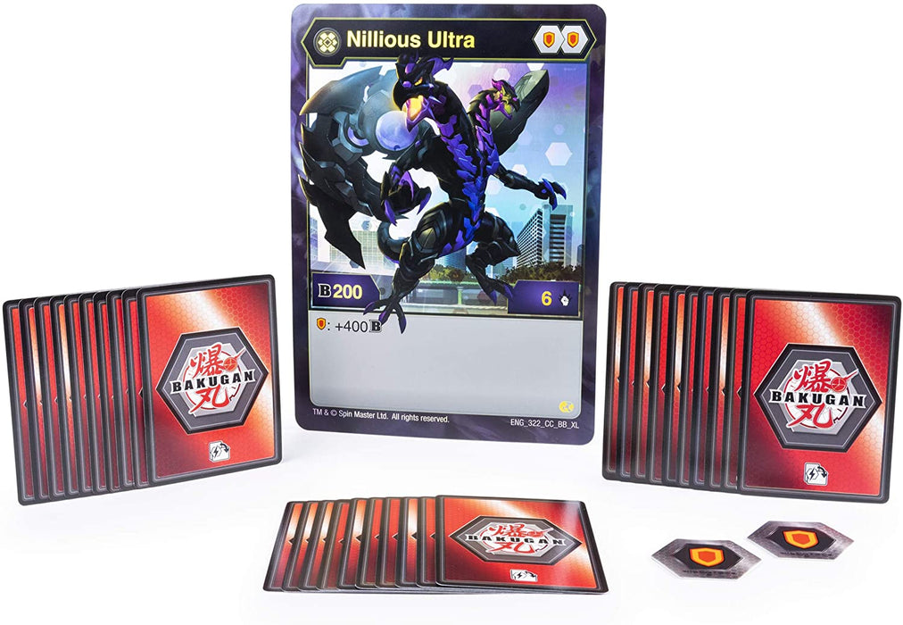 Bakugan TCG: Deluxe Battle Brawlers Card Collection with Jumbo Foil Nillious Ultra Card [Card Game, 2 Players]