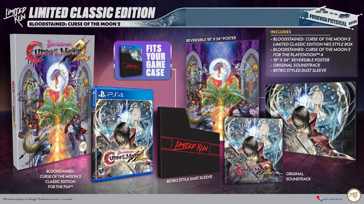 Bloodstained: Curse of the Moon 2 - Classic Edition - Limited Run #390 [PlayStation 4]