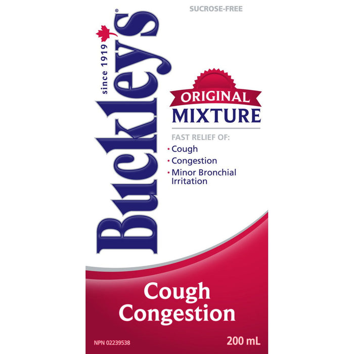 Buckley's Original Mixture Cough Syrup for Cough and Congestion Relief - 200 mL [Healthcare]