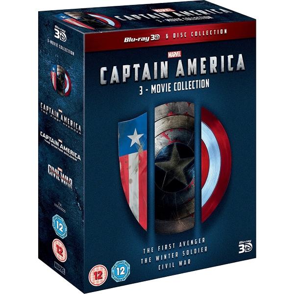 Marvel's Captain America: 3-Movie Collection [3D  Blu-Ray Box Set]