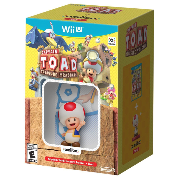 Captain Toad: Treasure Tracker + Toad Amiibo [Nintendo Wii U]