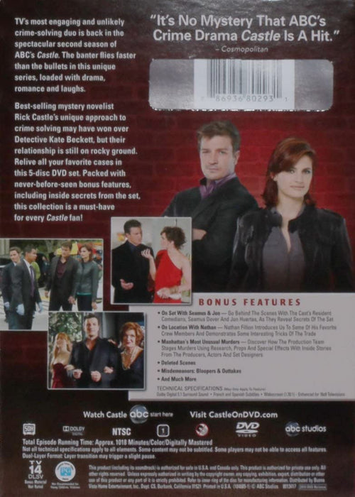 Castle: The Complete Second Season [DVD Box Set]