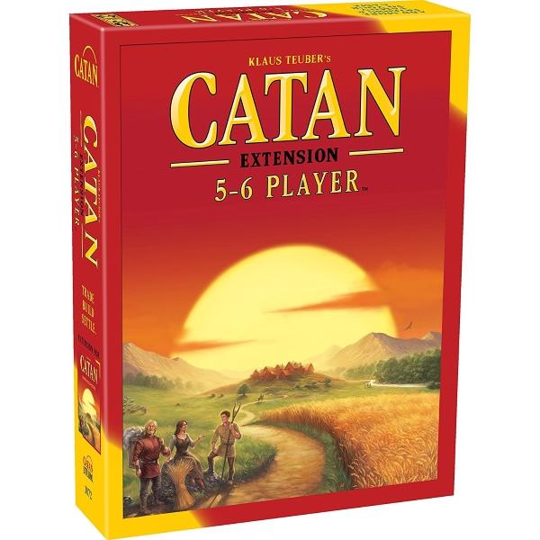 Catan 5th Edition w/ 5 and 6 Player Extension Bundle [Board Game, 2-6 Players]