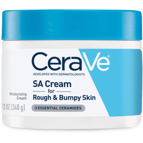 CeraVe SA Cream for Rough and Bumpy Skin - Moisturizer with Salicylic Acid - 340g / 12oz [Skincare]