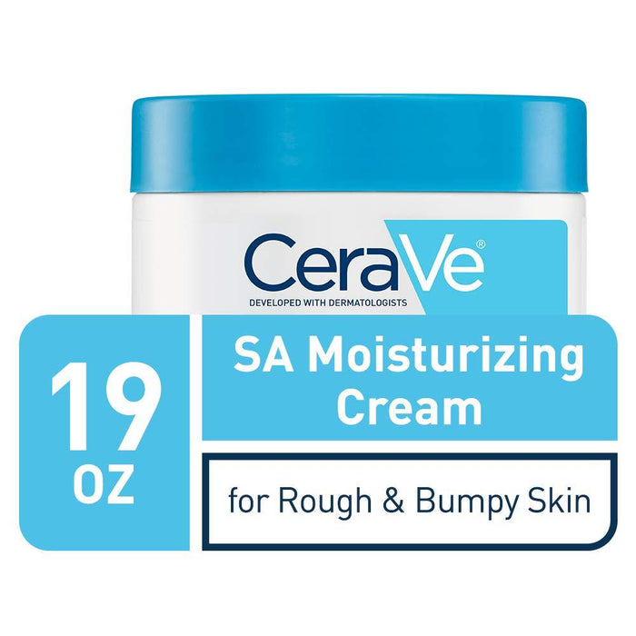 CeraVe SA Cream for Rough and Bumpy Skin - Moisturizer with Salicylic Acid - 539g / 19 oz [Skincare]