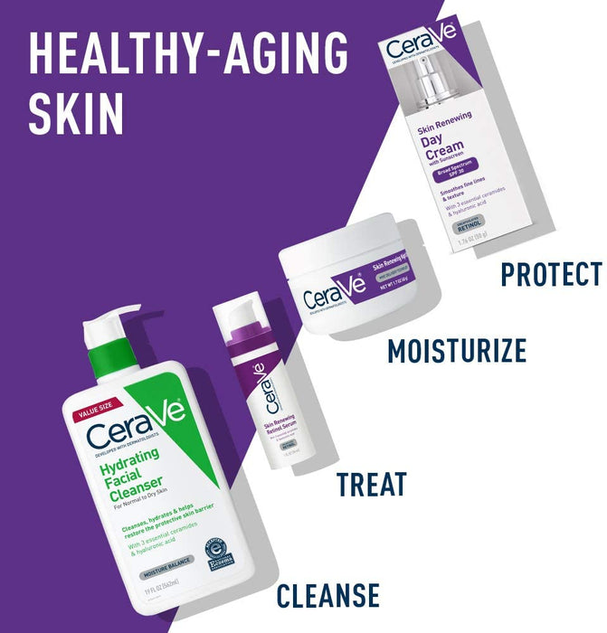 CeraVe Skin Renewing Night Cream - 48g / 1.7 Oz [Skincare]