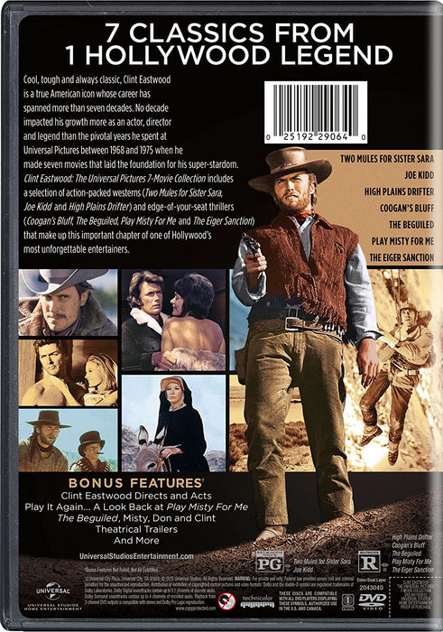 Clint Eastwood: The Universal Pictures 7-Movie Collection [DVD Box Set]