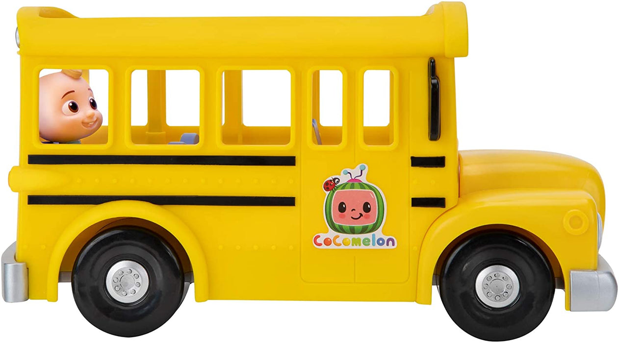 CoComelon Musical Yellow School Bus with JJ Figure [Toys, Ages 2+]