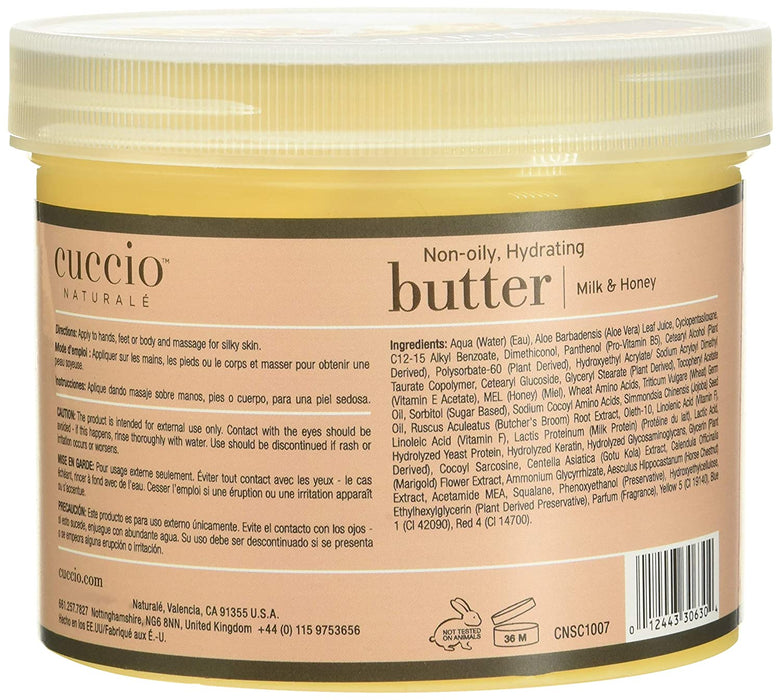 Cuccio Naturale Butter Blends - Milk & Honey - 750 g / 26 Oz [Skincare]
