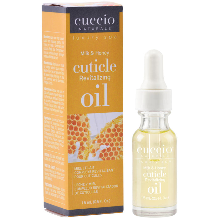 Cuccio Naturale Cuticle Revitalizing Oil  - Milk & Honey - 15 mL / 0.5 Fl Oz [Skincare]