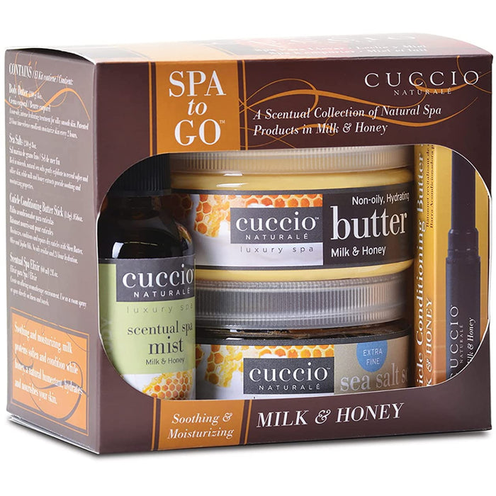 Cuccio Spa To Go Soothing & Moisturizing Milk & Honey Kit [Skincare]