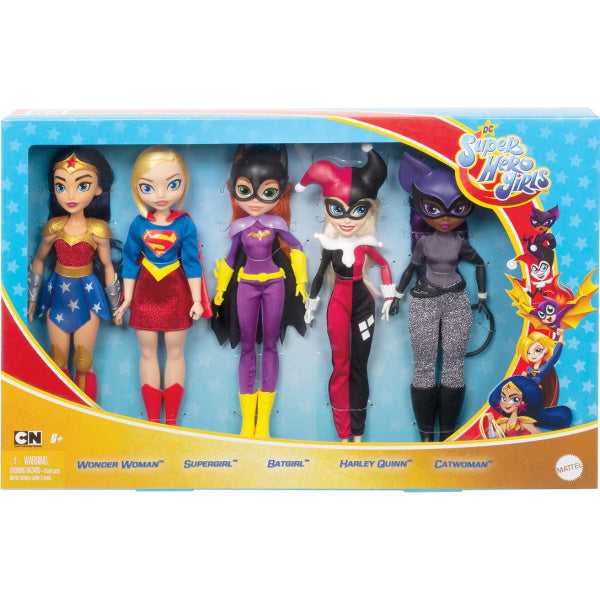 DC Super Hero Girls Dolls - 5 Pack [Toys, Ages 3+]