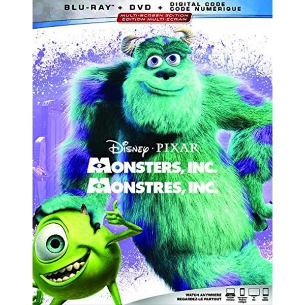Disney Pixar's Monsters, Inc. [Blu-ray + DVD + Digital]