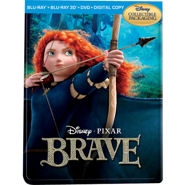 Disney Pixar's Brave - Limited Edition SteelBook [3D + 2D Blu-ray + DVD + Digital]
