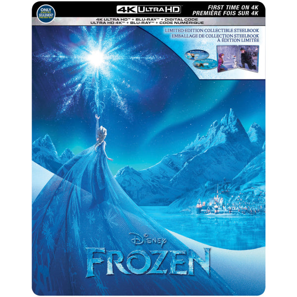 Disney's Frozen - 4K Limited Edition Collectible SteelBook - Best Buy Exclusive [Blu-ray + 4K UHD + Digital]