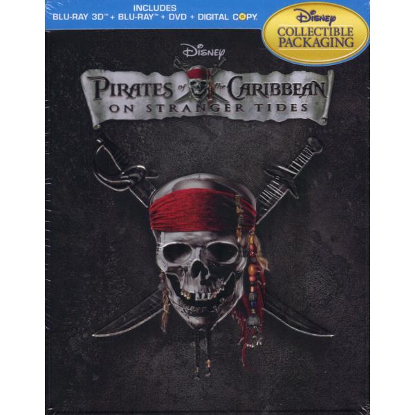 Disney's Pirates of the Caribbean: On Stranger Tides - Limited Edition SteelBook [3D + 2D Blu-ray + DVD + Digital]