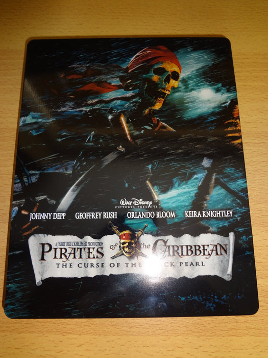 Disney's Pirates of the Caribbean: The Curse of the Black Pearl - Limited Edition SteelBook [Blu-ray]
