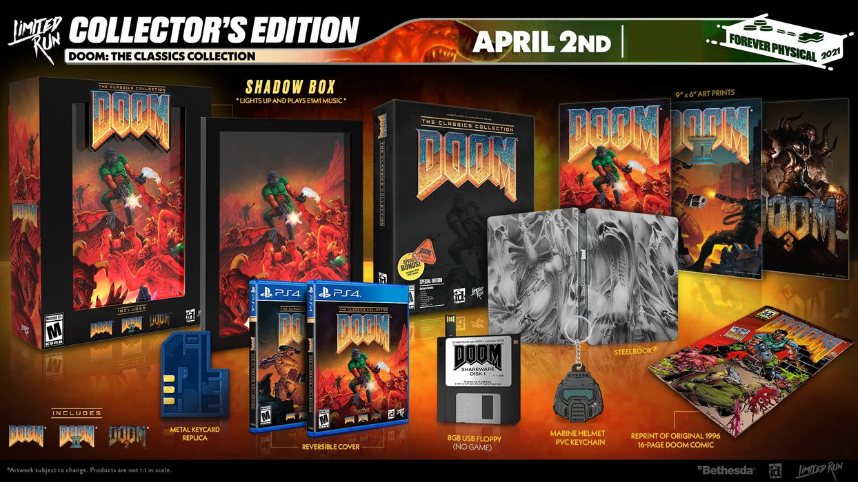 DOOM: The Classics Collection - Collector's Edition - Limited Run #395 [PlayStation 4]
