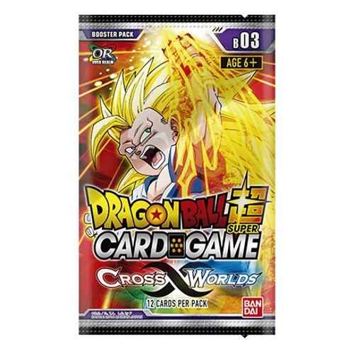 Dragon Ball Super TCG: Cross Worlds Booster Box - Series 3 - 24 Packs [Card Game, 2 Players]