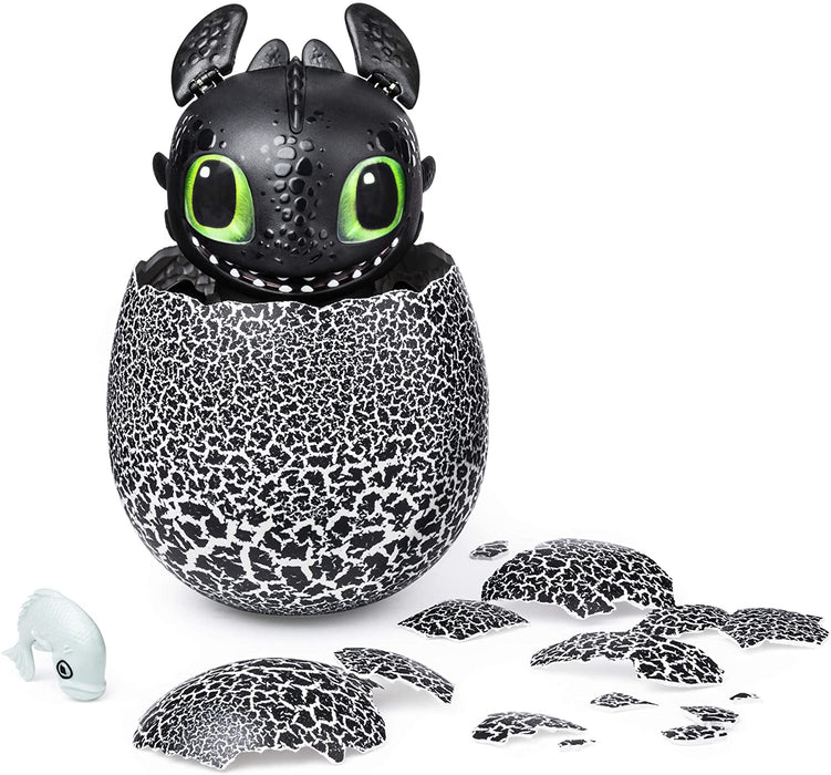 DreamWorks How To Train Your Dragon: The Hidden World - Hatching Toothless Interactive Baby Dragon [Toys, Ages 5+]