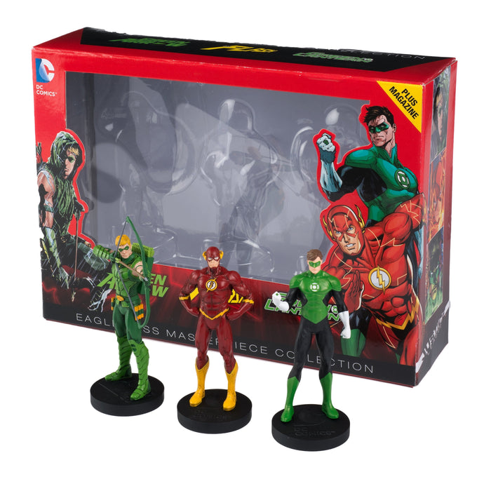 Eaglemoss DC  Masterpiece Collection: Justice League Figurine Set - Flash, Green Lantern, Green Arrow [Toys, Ages 18+]