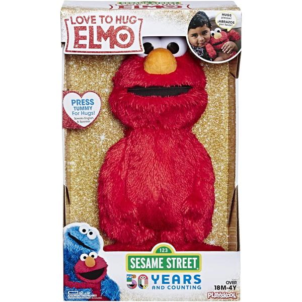 Elmo Loves to Hug 14-Inch Plush Toy [Toys, Ages 8 Months+]