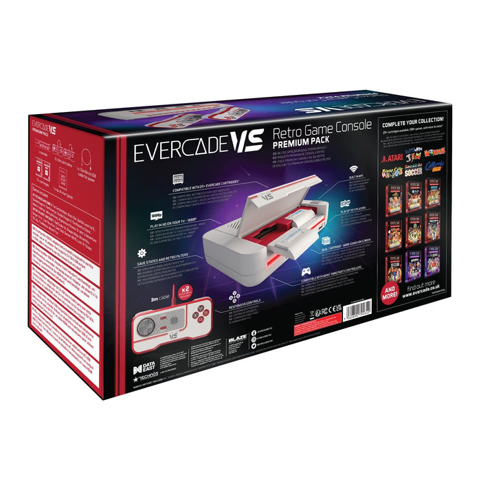 Evercade VS Premium Pack - Technos Arcade 1 + Data East Arcade 1 [Retro System]
