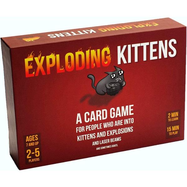 Exploding Kittens - Original Edition [Party Card Game, 2-5 Players]