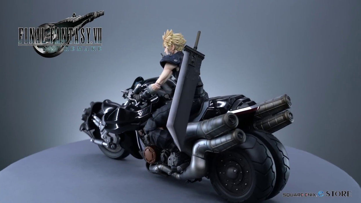 Final Fantasy VII Remake - Play Arts Cloud Strife & Hardy Daytona Action Figures [Collectible]