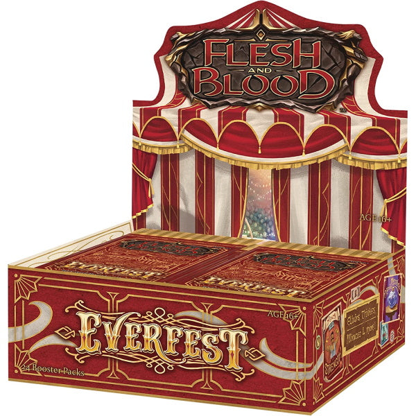 Flesh and Blood TCG: Everfest Booster Box 1st Edition - 24 Packs [Card Game, 2 Players]