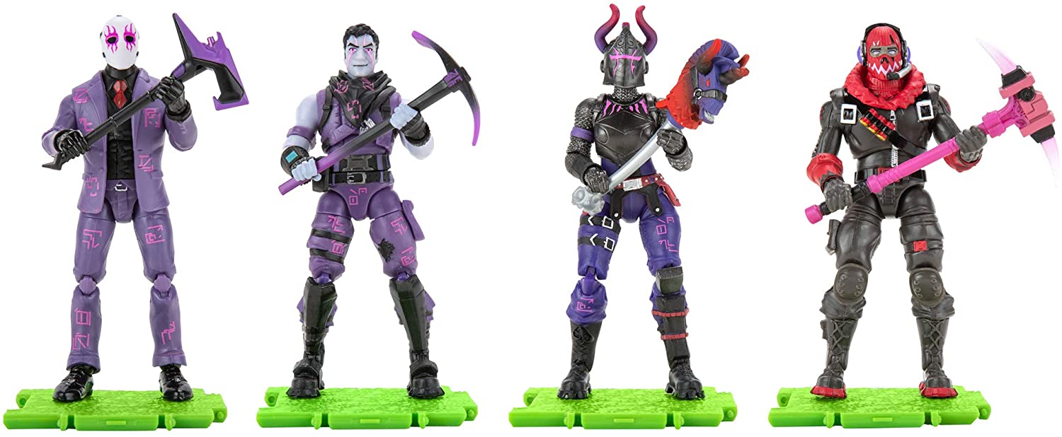 Fortnite Squad Mode 4-Figure Pack, Series 5 - Weapons Included  [Toys, Ages 8+]