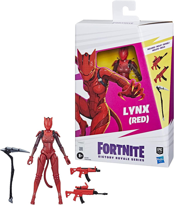 Fortnite Victory Royale Series: Lynx (Red) 6-Inch Collectible Action Figure with Accessories [Toys, Ages 8+]
