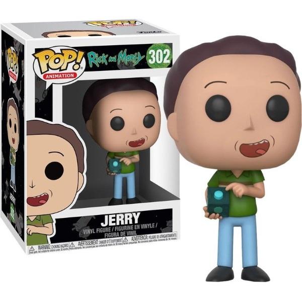 Funko POP! Animation - Rick and Morty: Jerry Vinyl Figure [Toys, Ages 17+, #302]