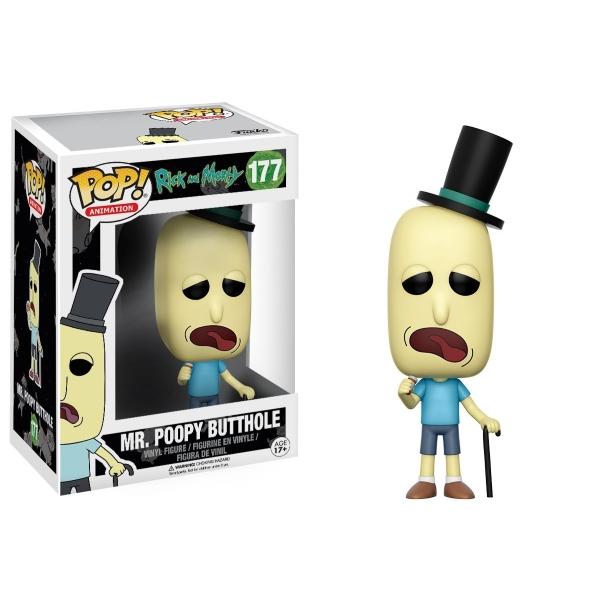Funko POP! Animation - Rick and Morty: Mr. Poopy Butthole Vinyl Figure [Toys, Ages 17+, #177]