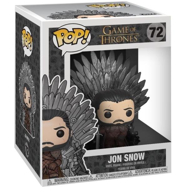 Funko POP! Deluxe: Game of Thrones - Jon Snow on the Iron Throne Vinyl Figure [Toys, Ages 3+, #72]