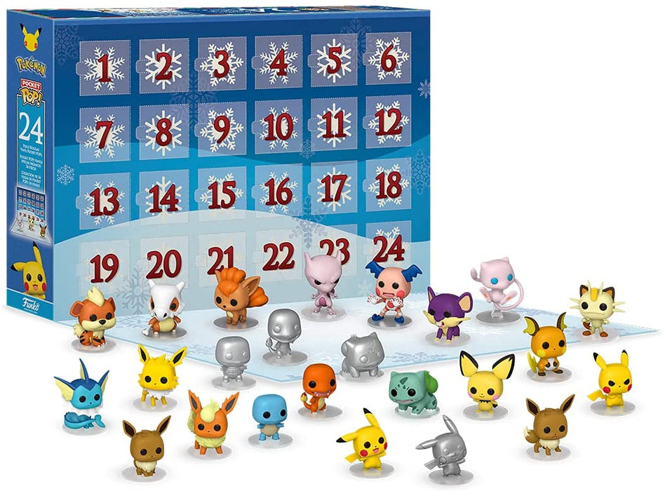Funko POP! Pokemon Advent Holiday Calendar 2021 - 24 Piece [Toys, Ages 3+]