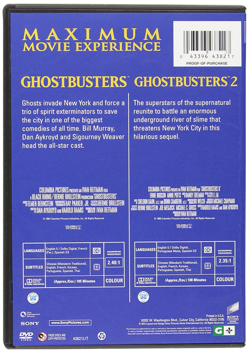 Ghostbusters / Ghostbusters 2 - Double Feature [DVD Box Set]