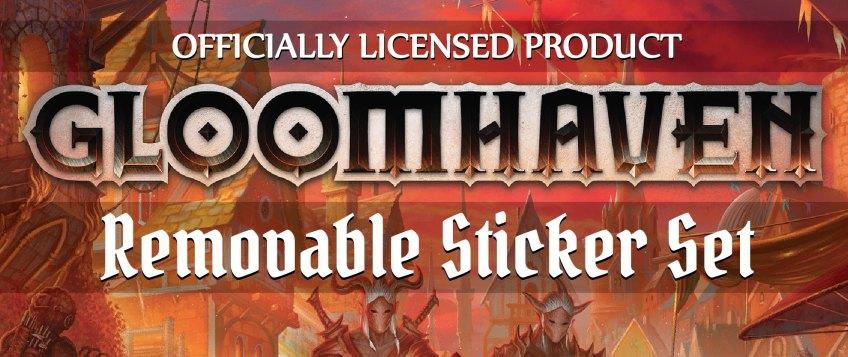 Gloomhaven Removable Sticker Set [Board Game Accessory]