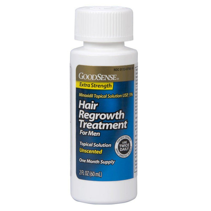 GoodSense Hair Regrowth Treatment for Men - Minoxidil Topical Solution USP, 5% - 360mL / 12 fl oz [Healthcare]