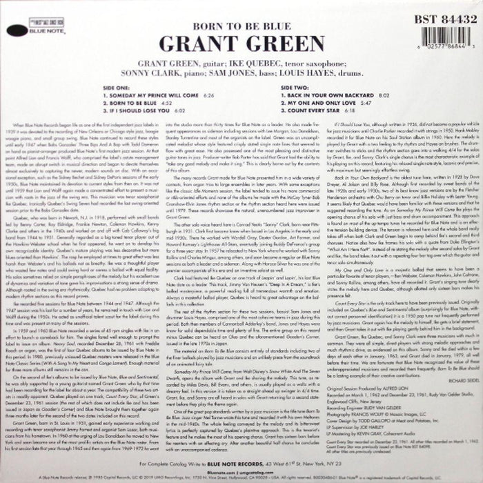 Grant Green - Born To Be Blue [Audio Vinyl]