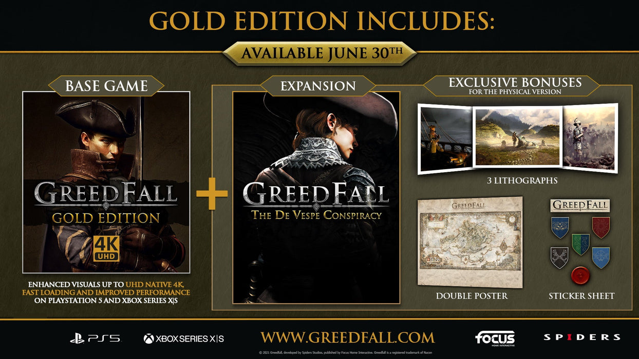 GreedFall - Gold Edition [Xbox Series X / Xbox One]