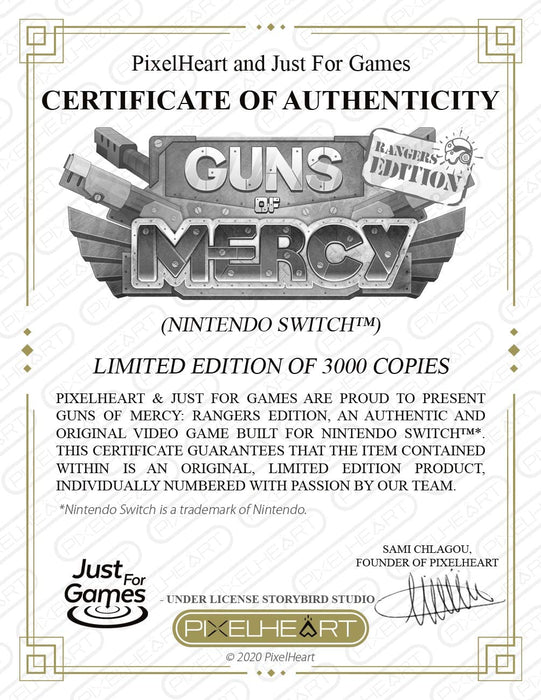 Guns of Mercy: Rangers Edition [Nintendo Switch]