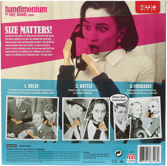Handimonium The Tiny Hands Game Board Game 2 Players MyShopville Handimonium the tiny hands game board game 2 players myshopville