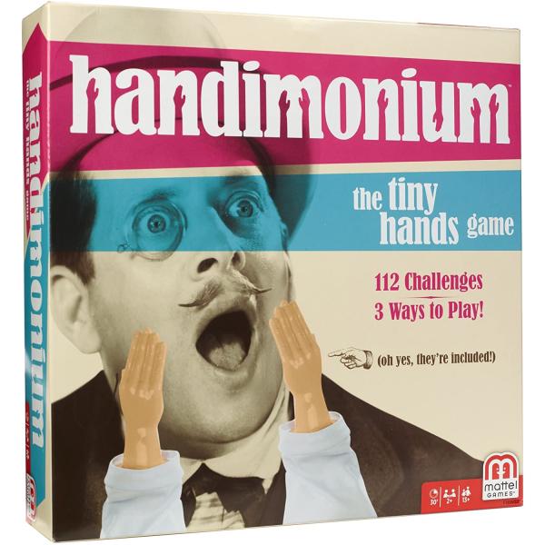 Handimonium: The Tiny Hands Game [Board Game, 2+ Players]