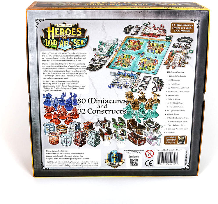 Heroes of Land, Air & Sea [Board Game, 1-4 Players]