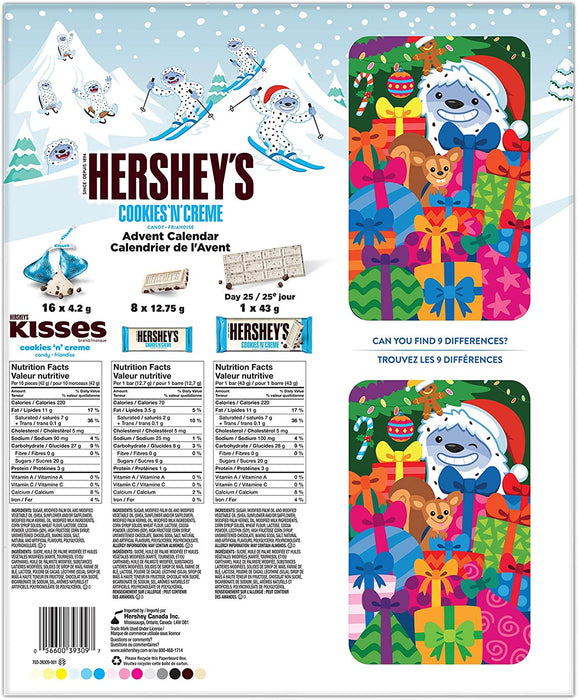 Hershey's Cookies 'N Creme Advent Calendar 2022 212g [Snacks & Sundr