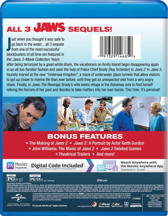 Jaws 3-Movie Collection [Blu-Ray Box Set]