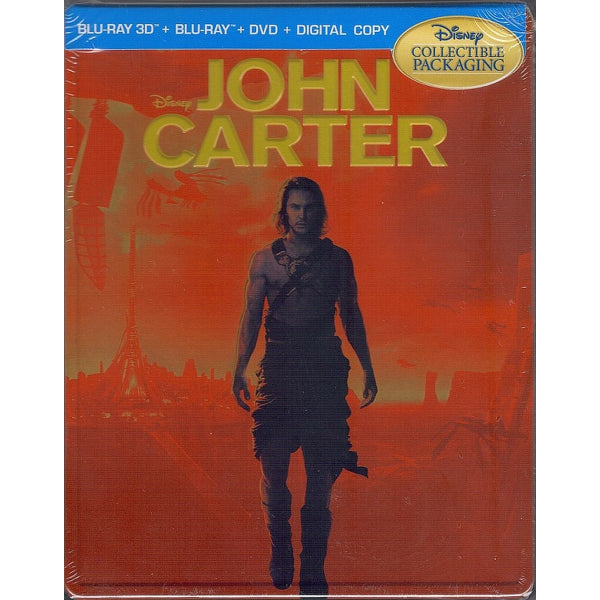 John Carter - Limited Edition SteelBook [3D + 2D Blu-ray + DVD + Digital]