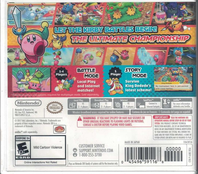 Kirby: Battle Royale [Nintendo 3DS]