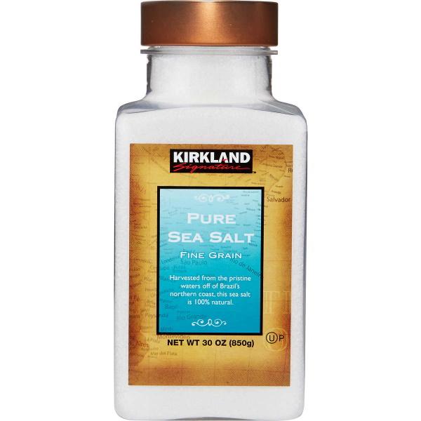 Kirkland Signature Pure Sea Salt - 850g / 30 Oz [Snacks & Sundries]